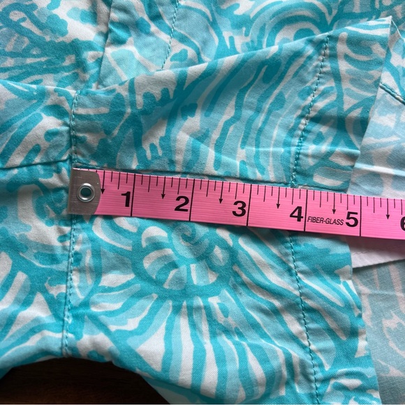 Lilly Pulitzer The Callahan 5” Short In Shorely Blue Sea Cups Women’s Size 6 - Picture 5 of 14